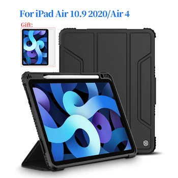 

NILLKIN For iPad Air 4 Case Magnetic Smart Case For ipad Air 10.9 2020 Case With Pencil Holder Shockproof Auto Sleep Wake