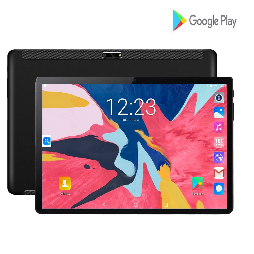 New 2+32 GB Super Tempered 2.5D Glass 10 inch tablet MTK Android 7.0 Quad Core Tablet PC 1280X800 IPS Screen Tablets 10.1 Pad | Компьютеры