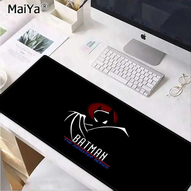 Maiya черный и белый аниме девушка геймер скорость мыши розничная маленький резиновый коврик для мыши большой коврик для мыши клавиатуры коврик