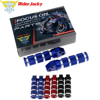 

RiderJacky Round Rear Sport Foot Pegs Back Stands Steps Footrests For Suzuki GSXR1000 GSXR 1000 2001-2004 2002 2003