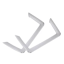 For Alfa Romeo Giulia Abs Plastic Seat Back Frame Cover Trim Auto Parts Car Accessories 2Pcs