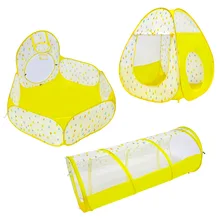 Крытый игровой дом мяч бассейн игрушка палатка океанов мяч бассейн Ползания туннель палатка упакованная комбинация