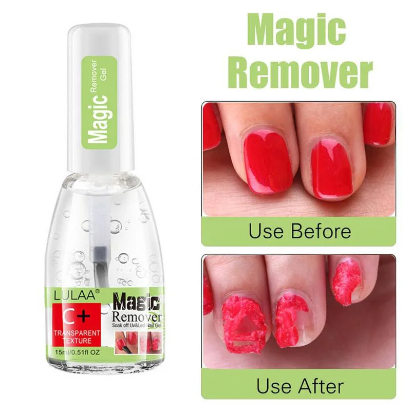 

Nail Polish Remover UV LED Gel Nail Polish Burst Magic Remover Liquid Sticky Layer Remove Gel Nail Degreaser Cleaner Gel Remover