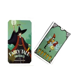 Conto de fadas tarô deck para iniciantes jogo de tabuleiro multiplayer família festa jogo fortuna dizendo cartões oracle com guia livro