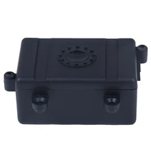 Black 1:10 Receiver Box RC Car Radio Box For 1/10 RC Rock Crawler Car SCX10 D90