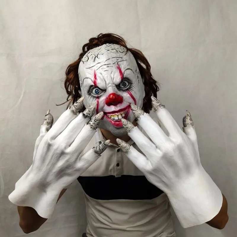 Фильм It: второй раздел Pennywise клоун для косплея перчатки реквизит Хэллоуин