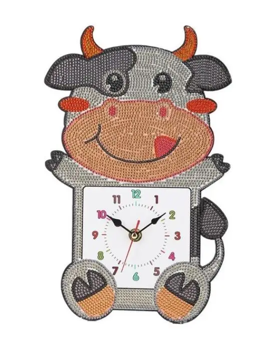 5 clock Алмаз особенной формы вышивка мультяшная Сова настенные часы 5D алмазная живопись крест вышивка часы декор из алмазной мозаики - Цвет: 5 clock