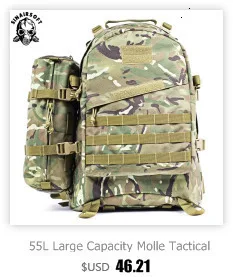 55L тактический рюкзак 1000D военные сумки армейский Рюкзак Molle уличная спортивная сумка мужская походная дорожная сумка для альпинизма