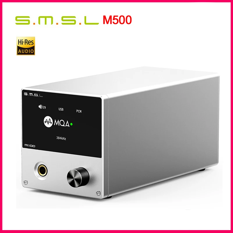 SMSL M500 гарнитура DAC AMP MQA ES9038PRO ES9311 XMOS XU 216 32 бит 768 кГц DSD512 Hi Res аудио усилитель