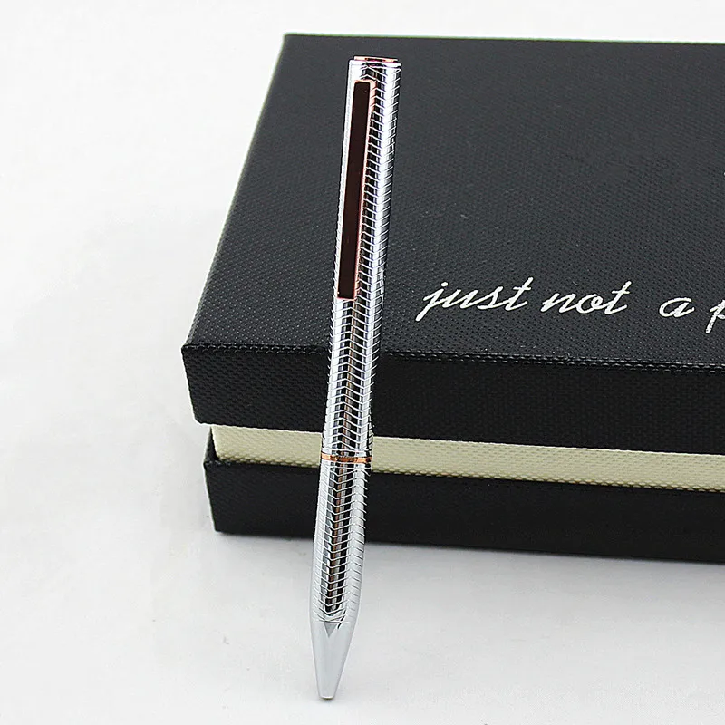 1 шт., высококачественная металлическая Роскошная шариковая ручка с покрытием, деловая ручка для письма, каллиграфии, шариковые ручки, офисные принадлежности 03733 - Цвет: Q