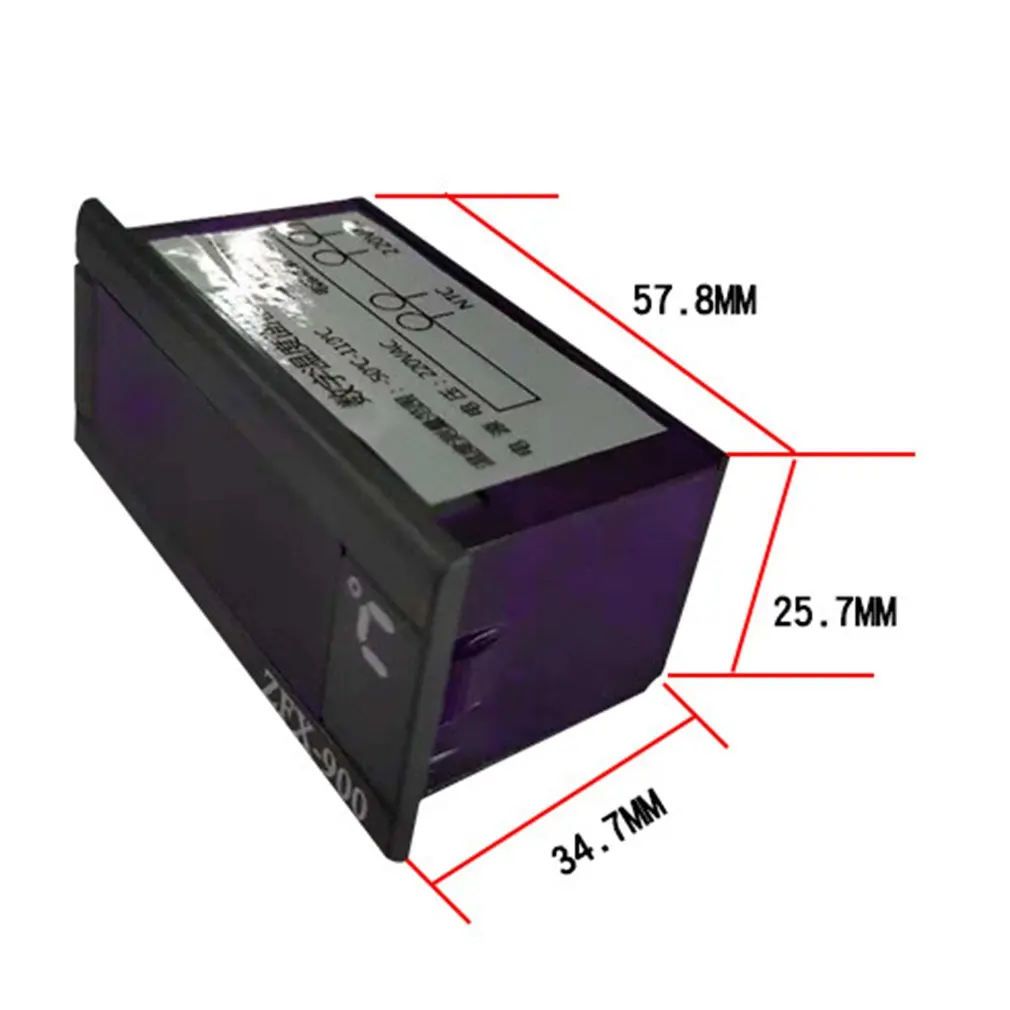 ZFX-900 светодиодный дисплей цифровой термометр СВЕТОДИОДНЫЙ монитор температуры холодильник морозильник резервуары для воды датчик 220 В AC
