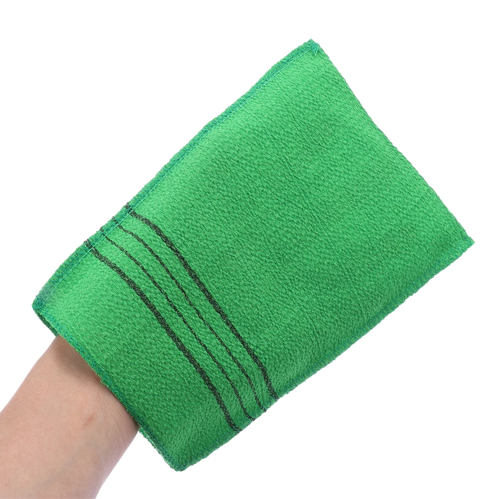 1 PC Doublesided Towel Korean Exfoliating Bath Washcloth Body Scrub