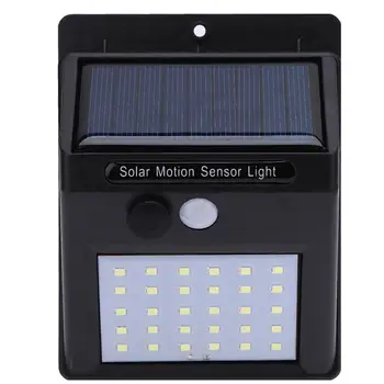 

4pcs 30 LEDs Solar Light Solar Powered PIR Motion Sensor Wireless Solar Lamp Waterproof Outdoor Garden Yard Wall Lamp LED Light