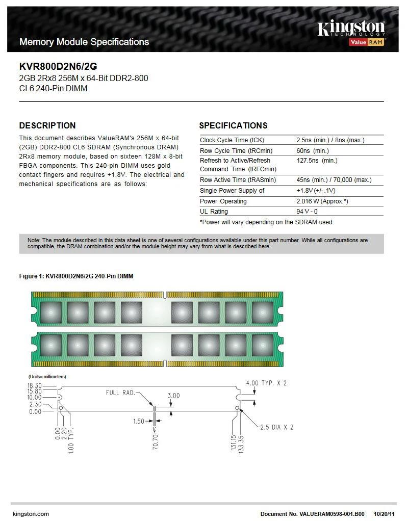 Оригинальный kingston 2 ГБ Оперативная память DDR2 4 ГБ = 2 шт. * 2 г PC2-6400S DDR2 800 мГц 2 ГБ PC2-5300S 667 мГц Desktop