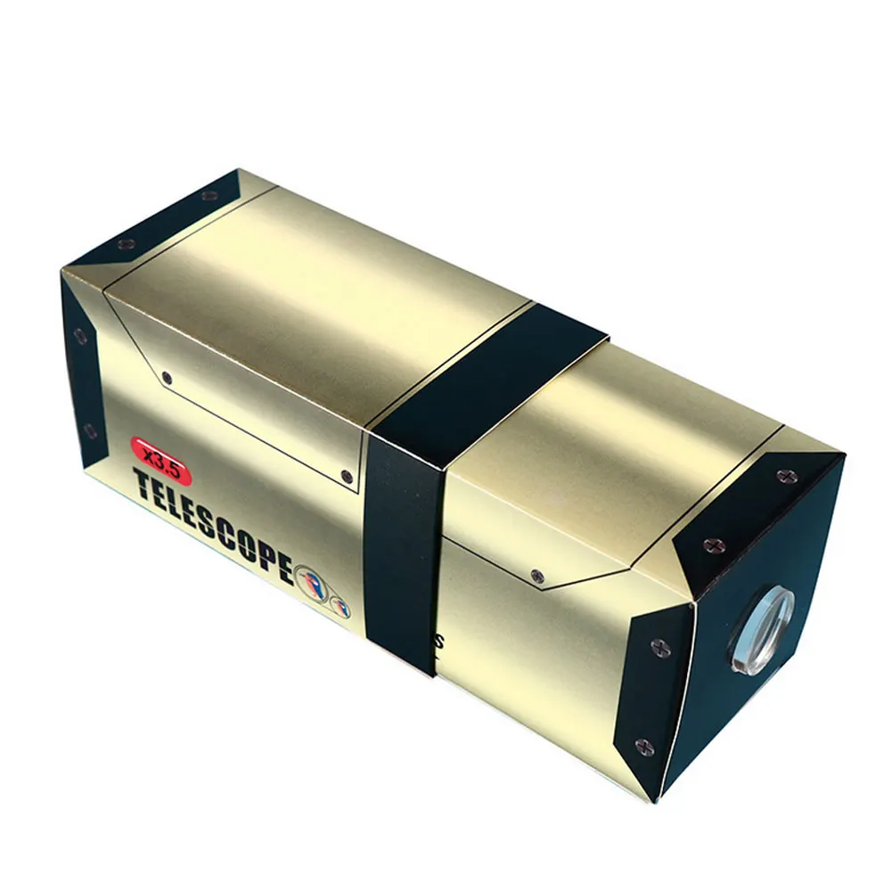 DIY бумажный Телескопический сборка модель перископа научная игрушка изобретение