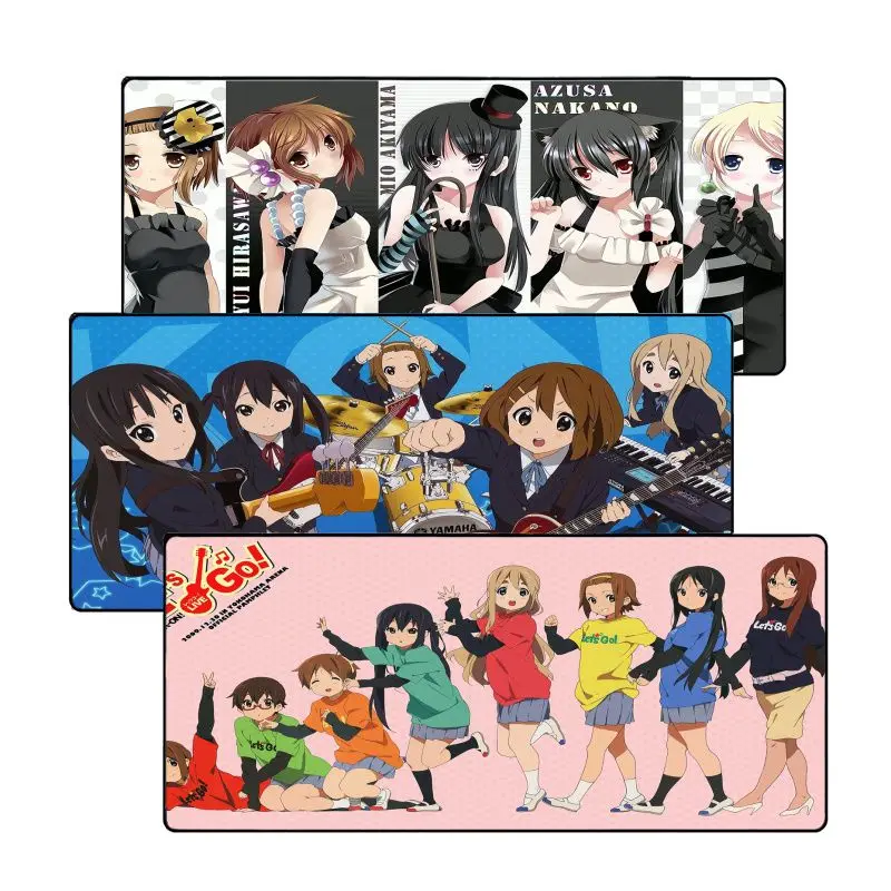 Babaite K-On аниме девушка резиновый ПК компьютерный игровой коврик для мыши Скорость/Управление версия большой игровой коврик для мыши