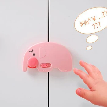 

1 Set Baby Safety Locks For Drawer Door Cabinet Cupboard Toilet Cartoon Kids Children Security Care Locks Straps Infant Guard