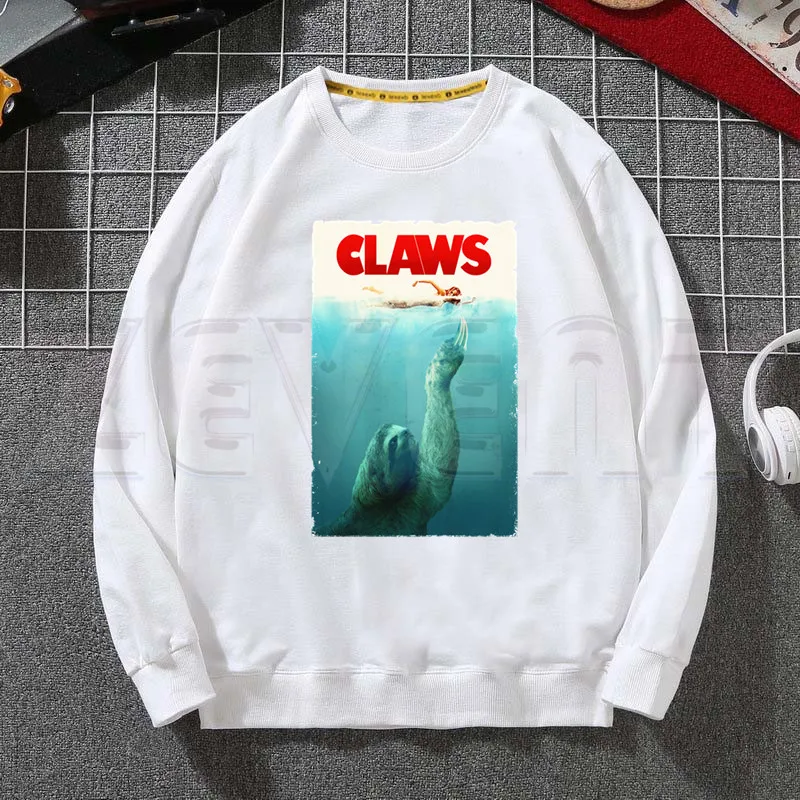 

Snooze Lazy Sloth Men Hoodies Sweatshirt Print Trend Mens Clothes Hip-Hop Male Sweatshirts Men Anime Hoodie