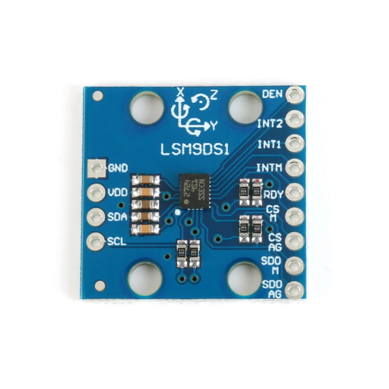 LSM9DS1 9DoF IMU Precision Accel Mag Gyro Attitude Sensor SPI I2C для Arduino|Адаптеры AC/DC| |