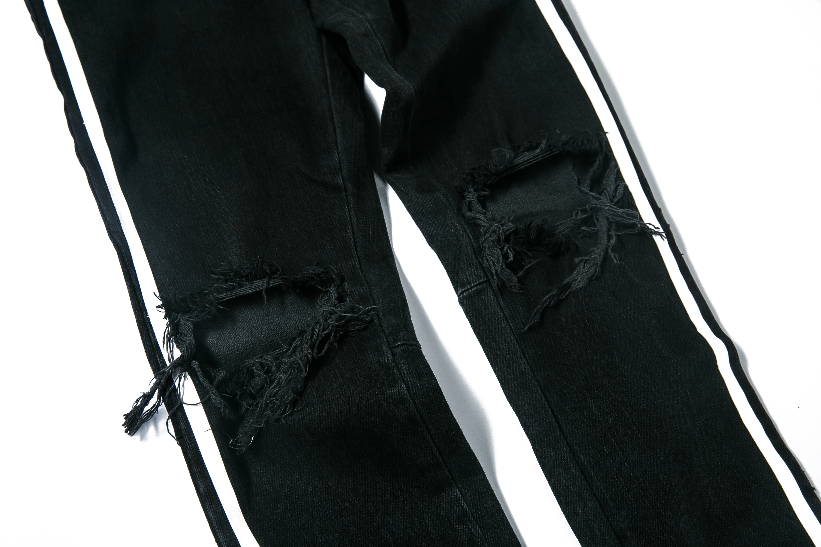 GUAPI GVAPI MMXV OBSIDIAN черные спортивные джинсы Брендовые мужские джинсы мужские байкерские джинсы узкие джинсы брюки