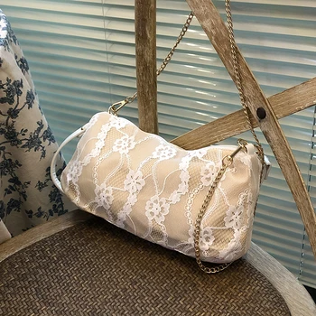 

NEW Korean Design Fashion Lace Underarm Bag Handbag & Elegant Shoulder Bag Messenger Bag Width 29cm Height 17cm Thickness 6cm