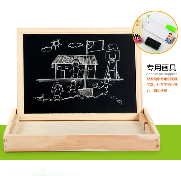 MWZ Joypin Пазлы деревянные двухсторонние Sketchpad детские развивающие игрушки мульти-стиль выбор
