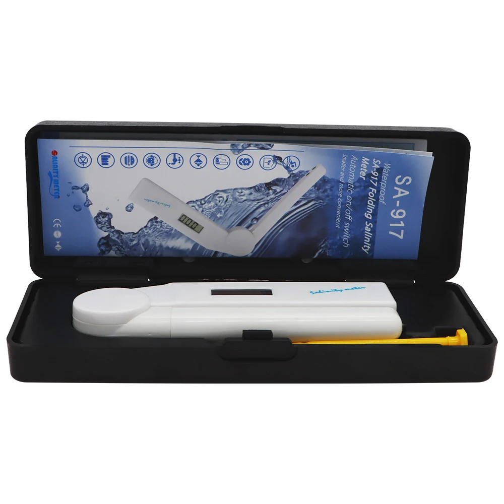 Misuratore Digale di Salinà, Tester per il Contenuto di Sale nella Qualà dell'Acqua per Bevande e Acqua di Mare, Rifrattometro, Salinometro, Halometro 1420 Misuratore Digale di Salinà, Tester per il Contenuto di Sale nella Qualà dell'Acqua per Bevande e Acqua di Mare, Rifrattometro, Salinometro, Halometro 1420