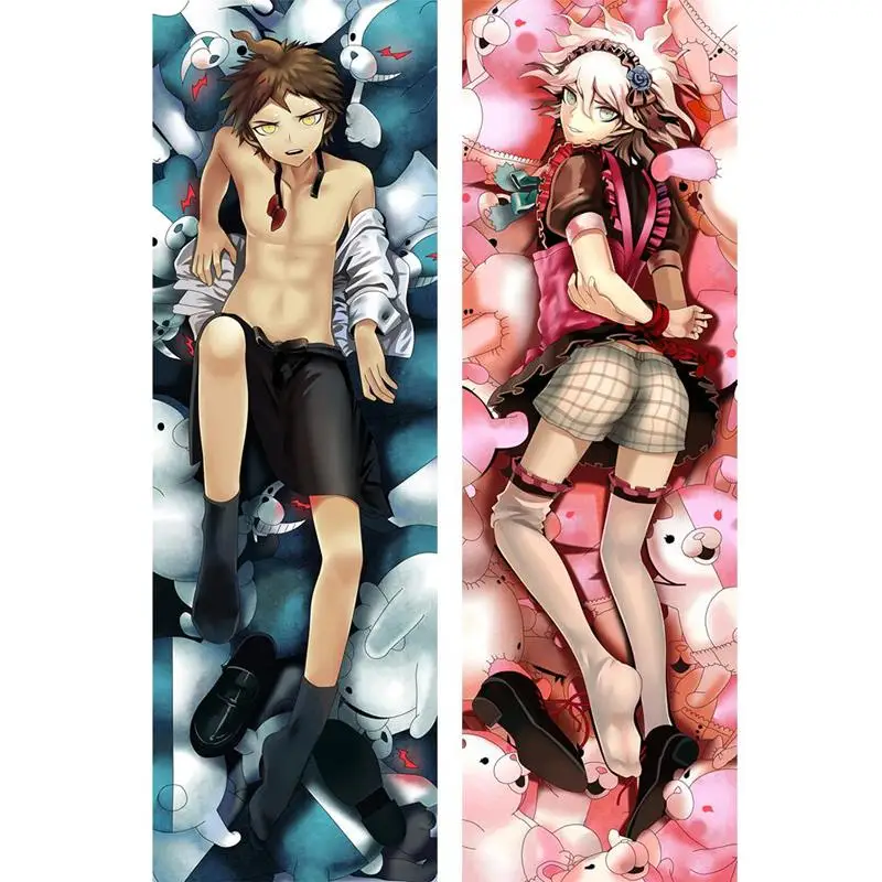 Японское аниме данганронпа Komaeda Nagito Naegi Makoto Throw Otaku Dakimakura Подарочное постельное белье Длинная Подушка для объятий чехол 150x50 см