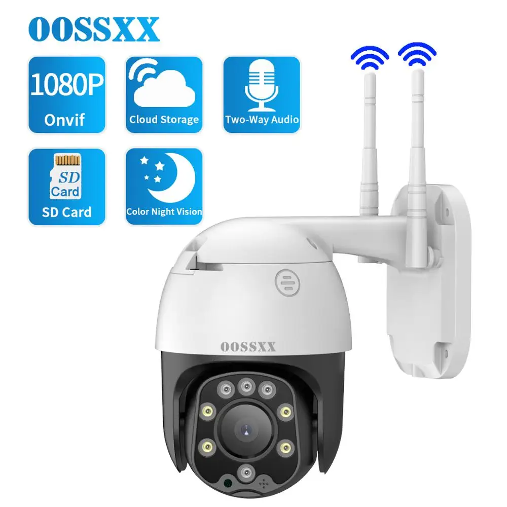 1080P PTZ Wi-Fi IP камера наружного видеонаблюдения HD Беспроводная скоростная купольная