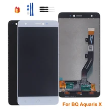 Original For BQ Aquaris X LCD Display Touch Screen Digitizer Assembly For BQ Aquaris X Screen LCD Replacement Free Tools Original For BQ Aquaris X LCD Display Touch Screen Digitizer Assembly For BQ Aquaris X Screen LCD Replacement Free Tools