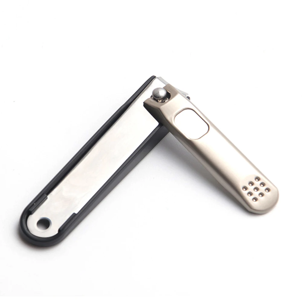 Portable Anti-slip Anti-Splash Stainless Steel Nail Clippers Nail Cutter Fingernail Trimmers Manicure Accessories