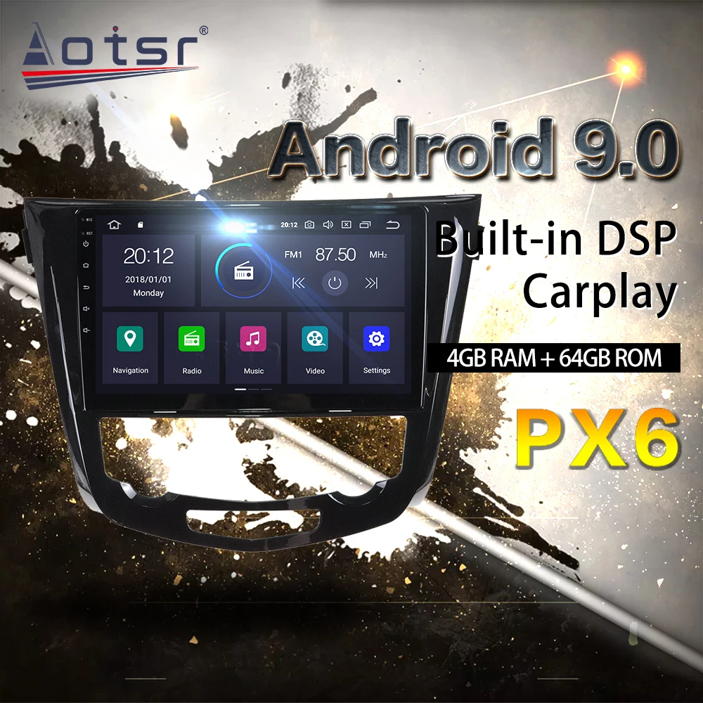 360 Camera Android 10 Car Radio Multimedia Video Player Navi GPS For Nissan X-Trail xtrail X Trail 3 T32 Qashqai 2 J11 Head Unit |