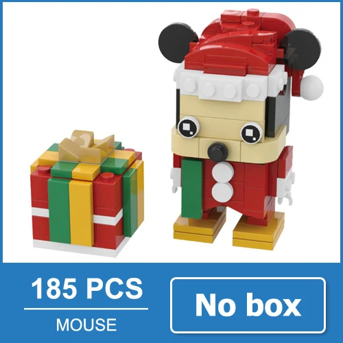 LOZ супер герой Спайдермен, Супермен, Бэтмен Железный человек Алмаз строительные блоки фигурка игрушки детский подарок - Цвет: Mouse no box