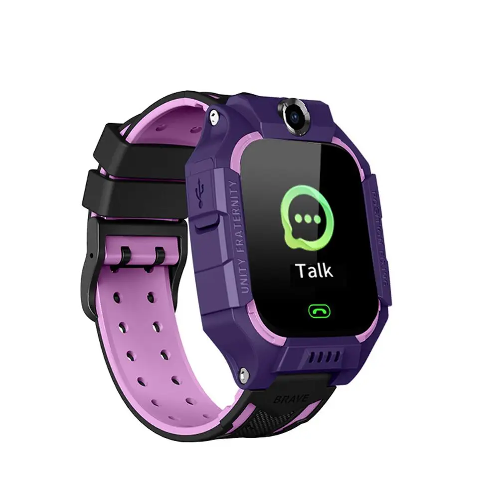 Q19 умные часы Детские LBS позиционирование лака SOS камера телефон смарт детские часы голосовой чат Smartwatch VS Q02 Q528 - Цвет: purple