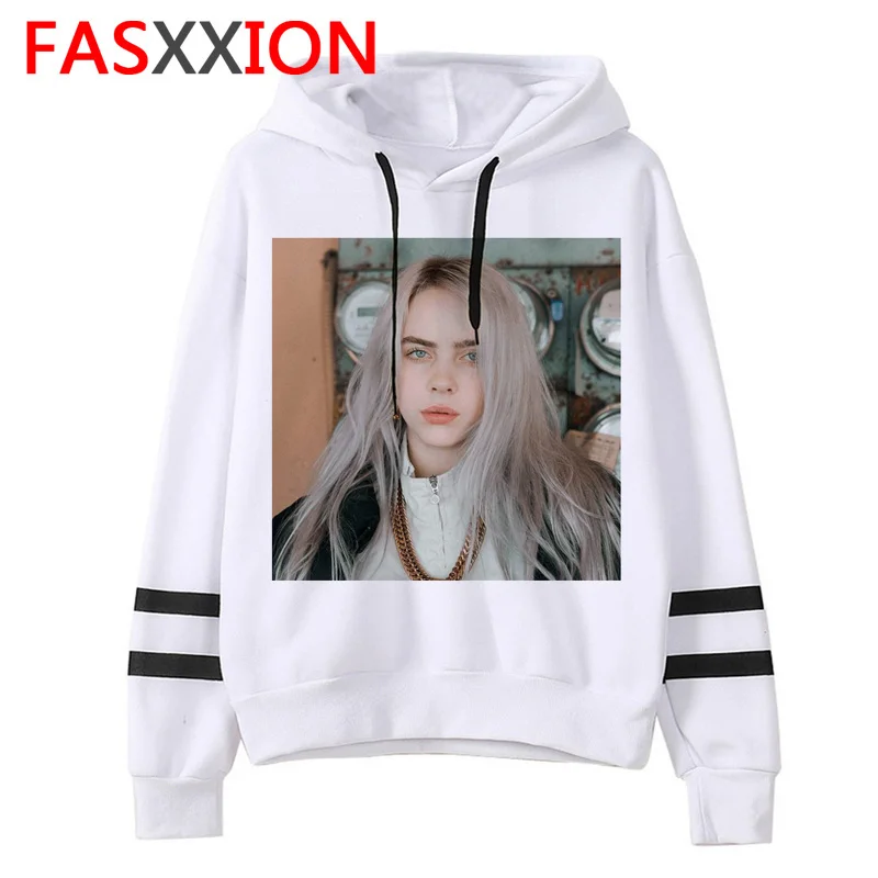 Billie Eilish Толстовка для женщин/мужчин эстетические толстовки ulzzang графическая забавная одежда уличная Корейская с капюшоном негабаритная уличная одежда - Цвет: 2149