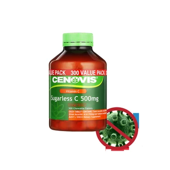 

Australia Cenovis Sugarless Vitamin C 500mg 300Tabs COLDS IMMUNITY Health SUPPLEMENTS Antioxidant Supports Minor Wound Healing