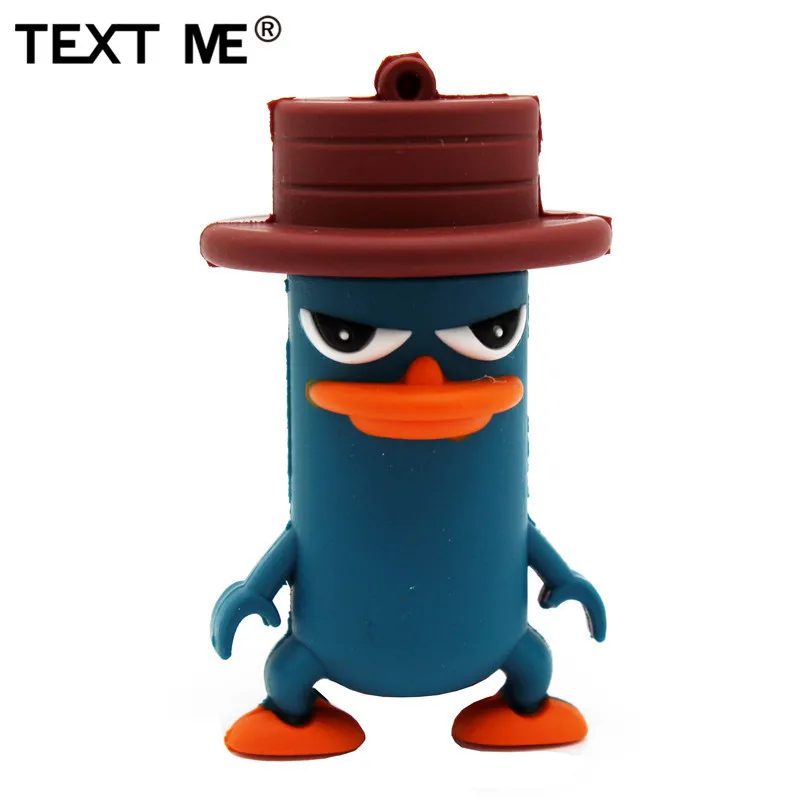 TEXT ME мультфильм usb2.0 4 ГБ 8 ГБ 16 ГБ 32 ГБ 64 ГБ флеш-накопитель шляпа утка USB флеш-накопитель творческая палка Pendrive