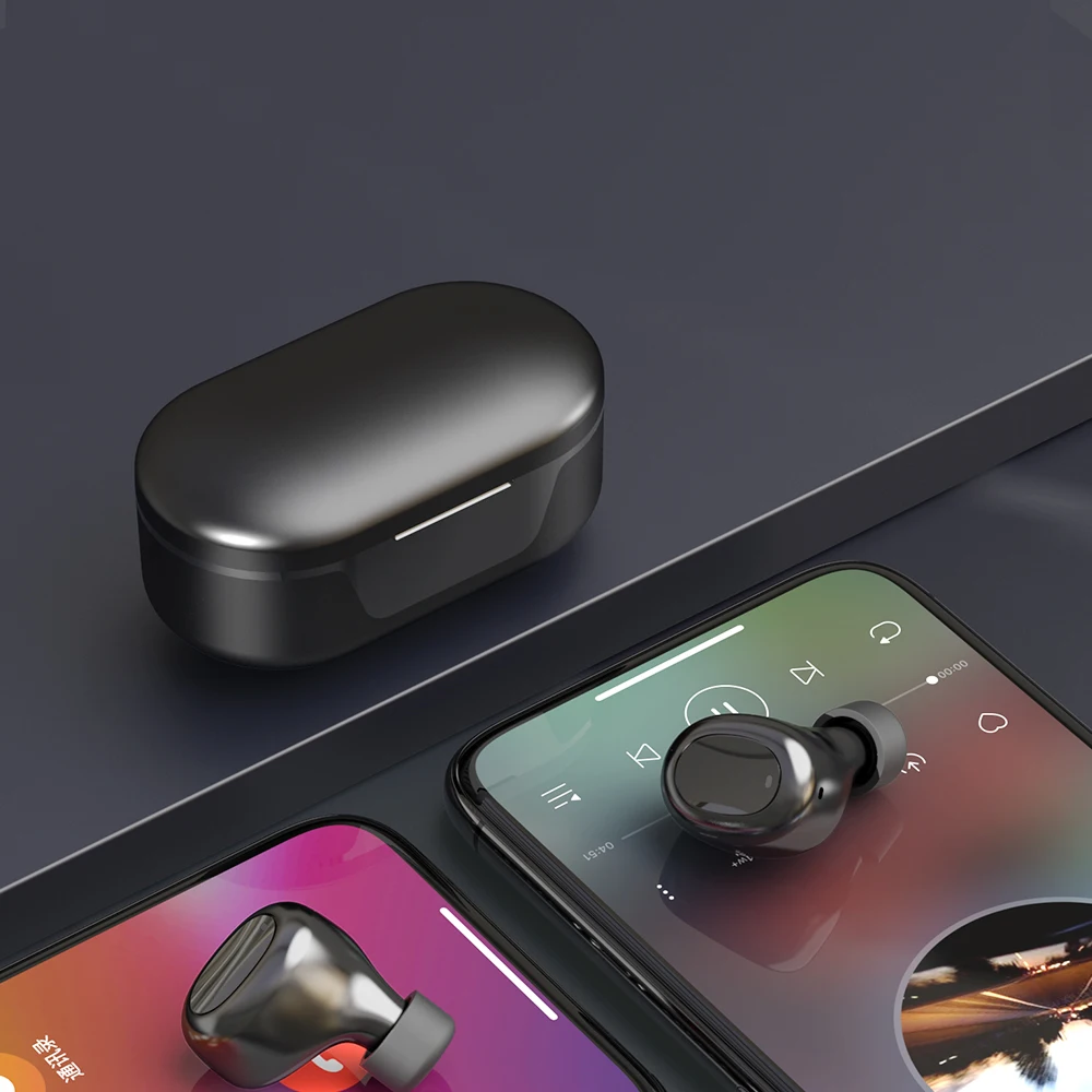 Наушники вкладыши TWS Bluetooth 5 0 Беспроводной наушники Headste Touch Управление Спортивная