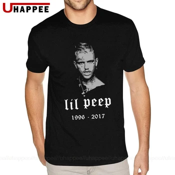 

Best Lil Peep Hip Hop Rap Music Rapper Shirts for Men Cheap Custom Short Sleeve Pure Cotton O Neck T-Shirt
