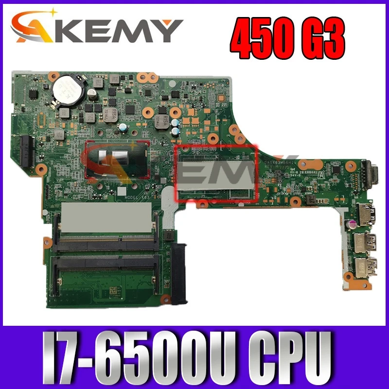 Для HP PROBOOK 450 470 G3 DA0X63MB6H1 X63 830932-001 830932-501 830956-001 830956-501 837802-001 837802-501 I7-6500U Проверка прошла