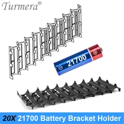 8pcs/lot 21700 Battery Holder Bracket ABS Plastic 20 Cells 10S2P Battery Spacer Expandable Battery Holder Turmera 2021 new