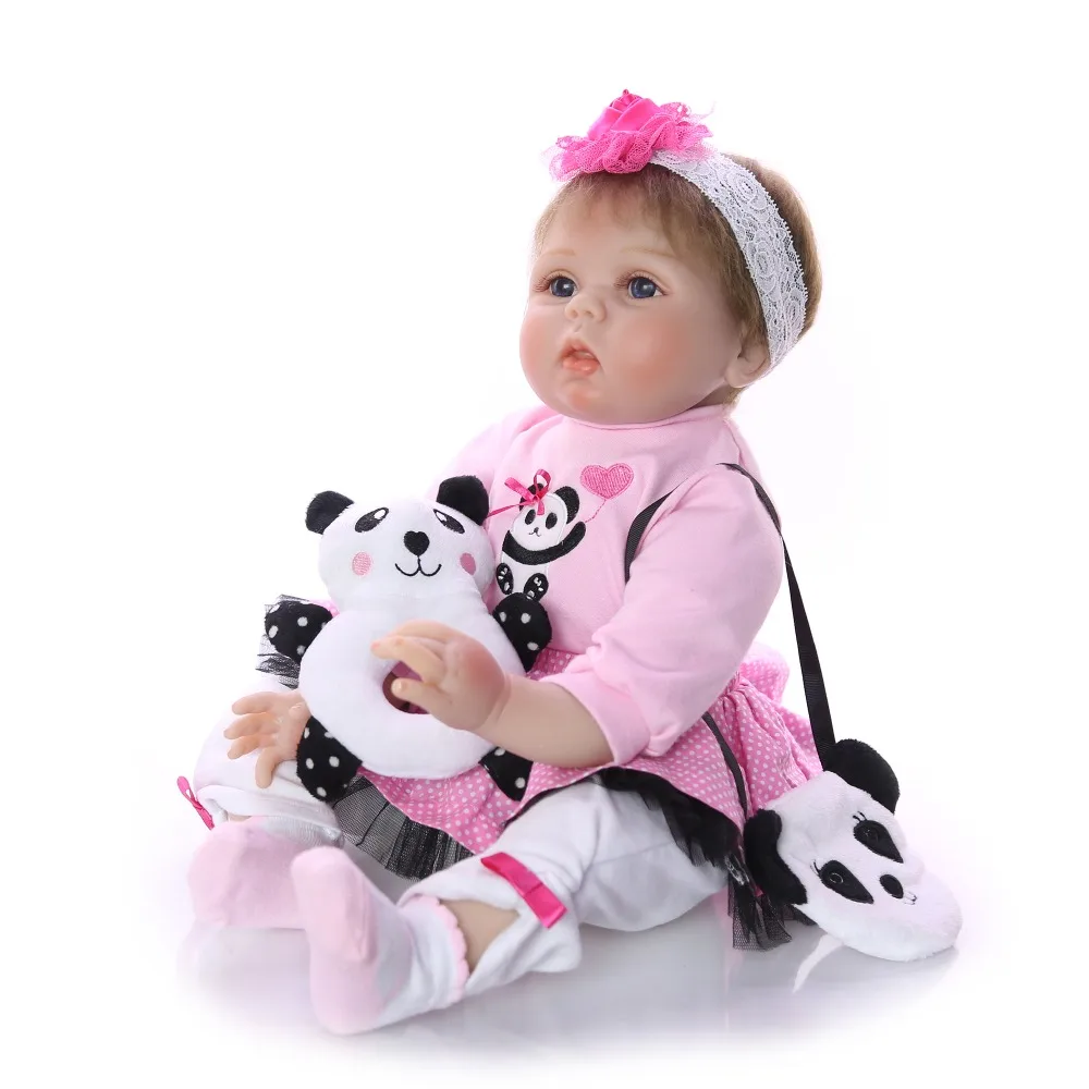 22 дюймов реалистичные куклы для новорожденных девочек reborn baby alive real touch силиконовые виниловые куклы Детские Подарочные игрушки bebes reborn l. o. l