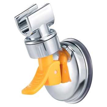 

New 2 Pack Adjustable Shower Head Holder Bathroom Suction Cup Handheld Shower Head Holder Mounting Bracket Plastic ABS with Chro