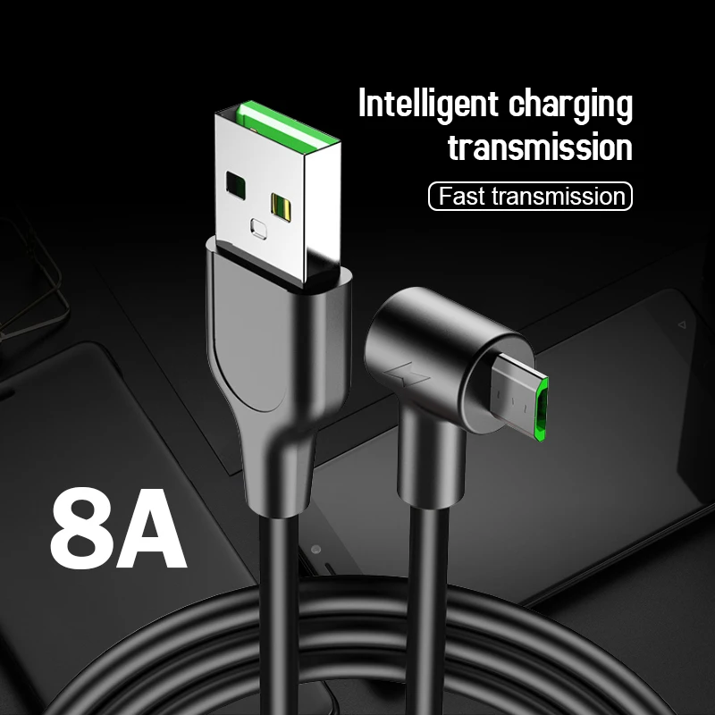 ED25 локоть супер зарядное устройство кабель 1 м для huawei для XIAOMI 8A для микро USB мобильного телефона USB зарядный кабель для передачи данных