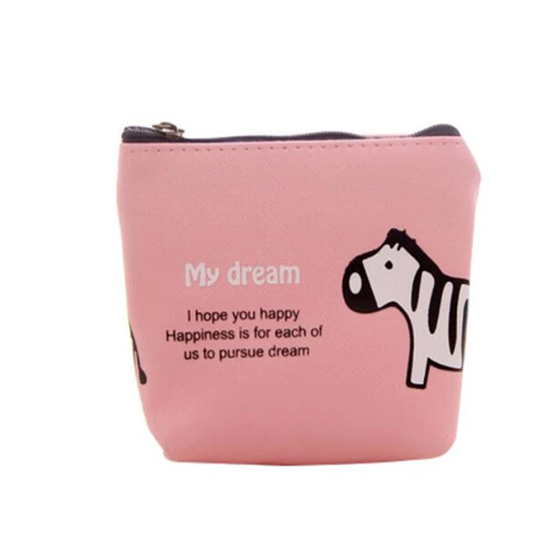 pink zebra Мини-косметичка, портативный органайзер для путешествий, косметичка, простой многофункциональный чехол для макияжа с принтом кошки, маленькая косметичка для туалетных принадлежностей - Цвет: pink zebra