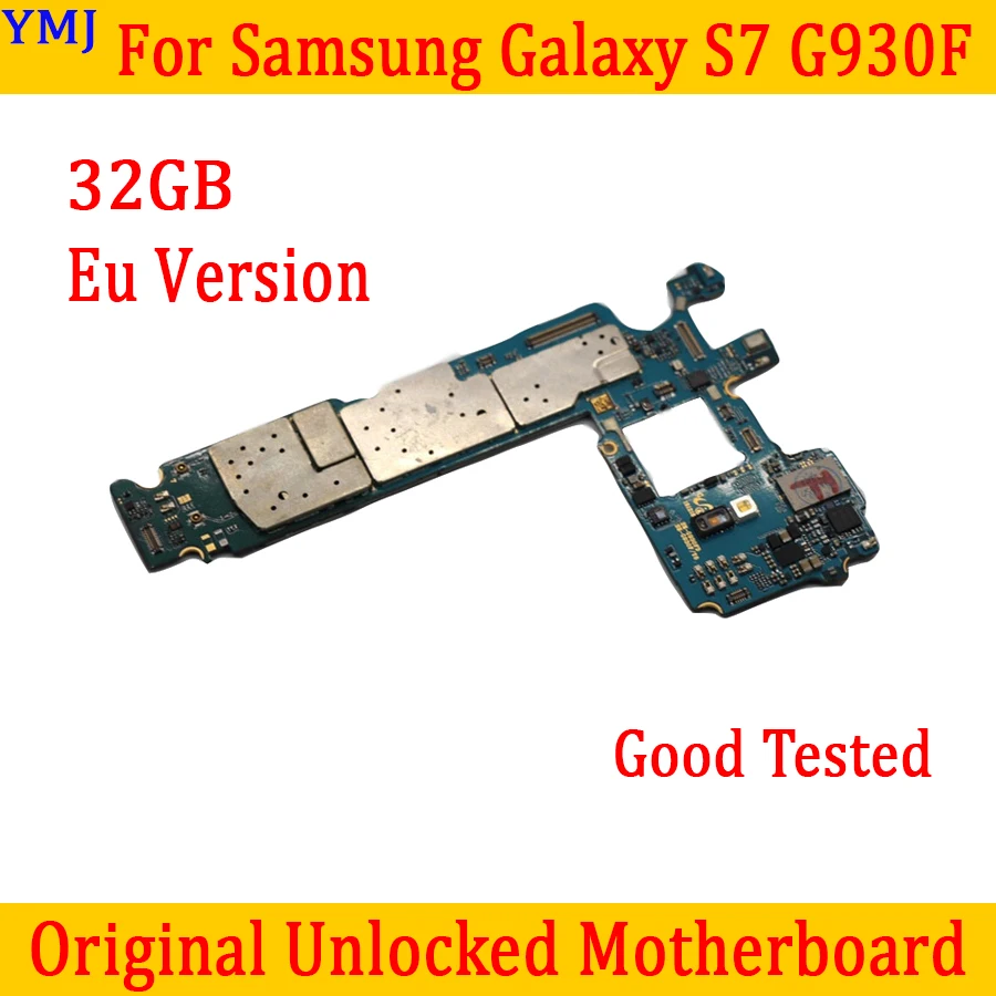 100% оригинальная разблокированная материнская плата для Samsung Galaxy S7 G930F 32 Гб с