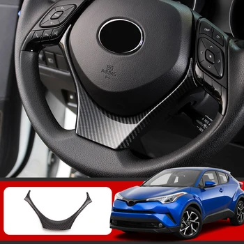 

For Auto Styling 1 Pcs Abs Plastic Interieur Stuurwiel U Vorm Decoratie Cover Trim Voor Toyota C-HR Chr 2016 2017 2018 2019