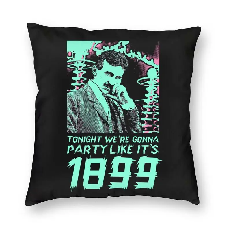 Nikola Tesla Fodera Per Cuscino Home Decor Scienza Fisico Energy Inventor Geek Nerd Fodera Per Cuscino Cuscino Per Soggiorno