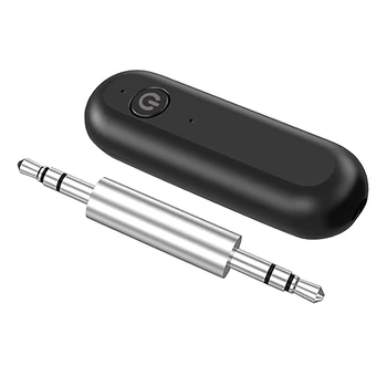 

Bluetooth Receiver 5.0 Bluetooth Car Aux Adapter Hands-Free for Earphone, Car, Home Stereo Music Streaming Sound System