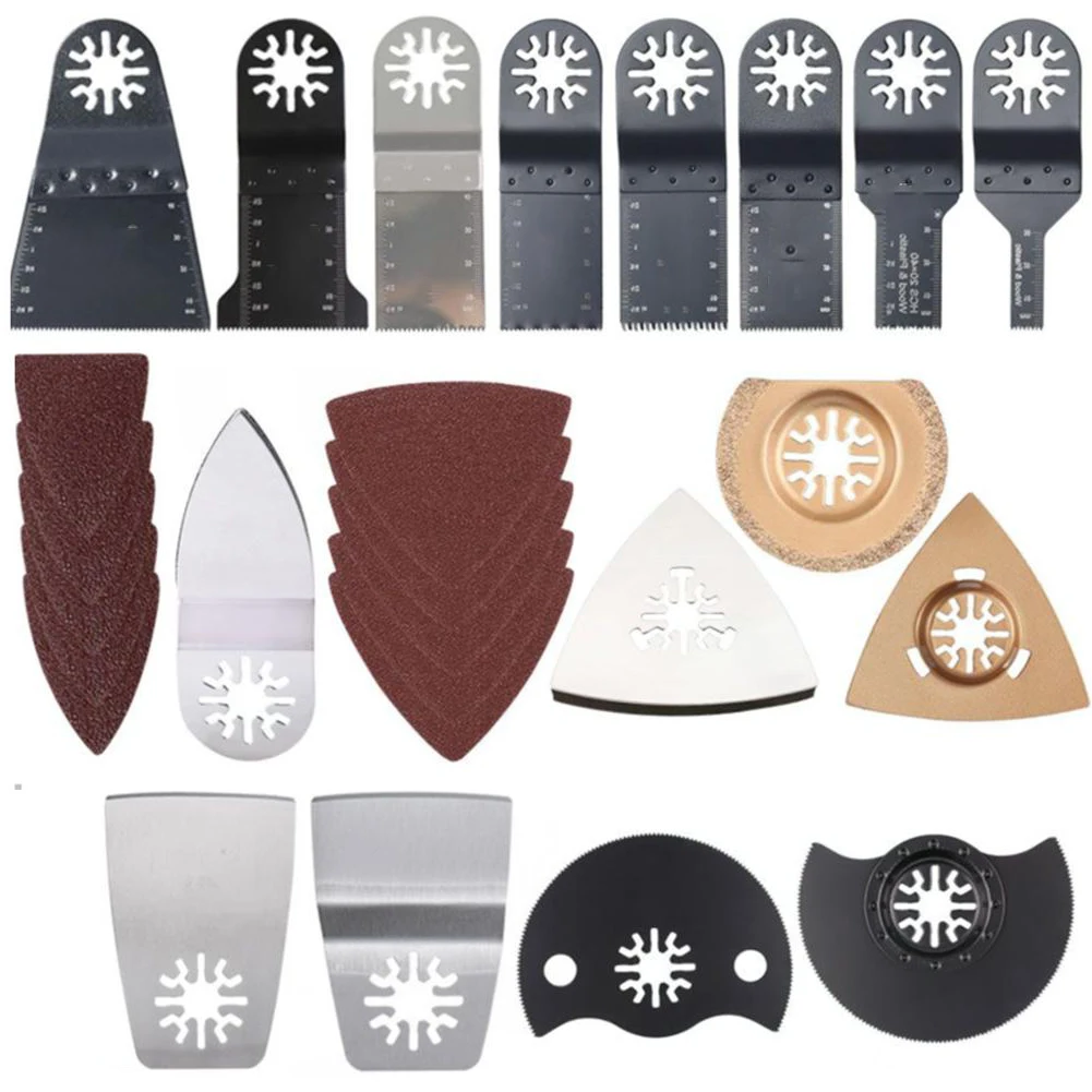 1 Набор 66 шт. набор разноцветных осциллирующих лезвий инструментов аксессуаров